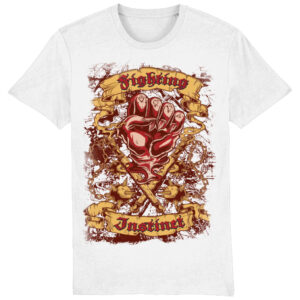 Fighting-Instinct-Tee-White Fighting-Instinct-Tee-White