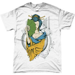 Geisha-Girl-Classic-Tee-White Geisha-Girl-Classic-Tee-White