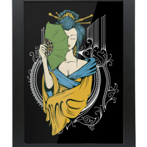 Geisha-Girl-Framed-Print