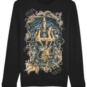 Luck-with-Attitude-sweatshirt-Black
