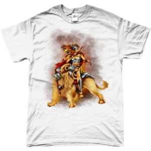 The-Lion-Rider-Classic-Tee-white The-Lion-Rider-Classic-Tee-white