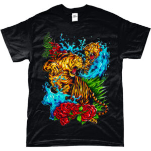 Tiger-Fight-Classic-Tee-Black