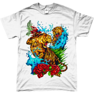 Tiger-Fight-Classic-Tee-White