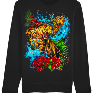 Tiger-Fight-sweatshirt-black