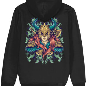 Viking-Warior-Goddess-Hoodie-Black