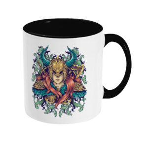 Viking-Warior-Goddess-Mug-Black