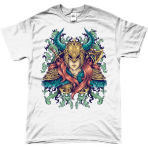 Viking-Warrior-Goddess-Classic-Tee-White