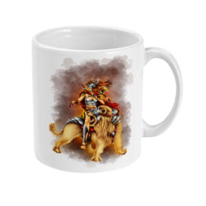 The Lion Rider White Mug