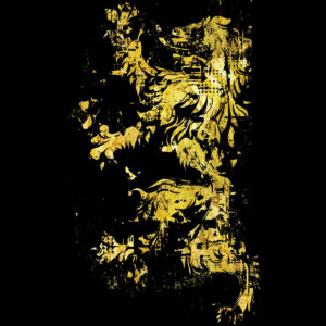 112-Heraldic-Lion-Gold