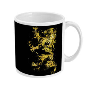 Gold-Heraldic-Lion-Mug-White