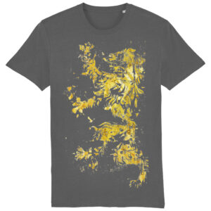 Gold-Heraldic-Lion-Tee-Anthracite Gold-Heraldic-Lion-Tee-Anthracite